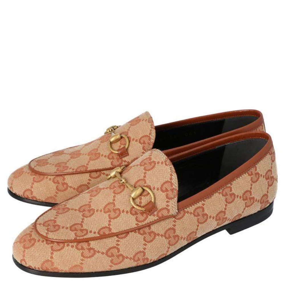 NIB Gucci Jordaan Loafers Silver Multi/ 35.5 - Picture 5 of 13